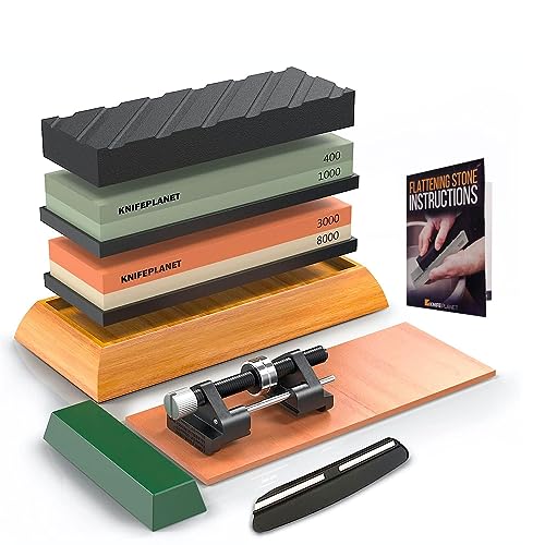 Japanese Whetstone Set - Professional Knife Sharpener