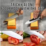 Shapton Orange Whetstone with Angle Guide, 1000 Grit