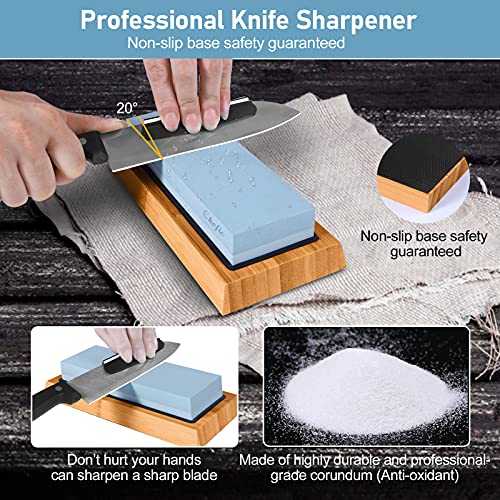 Premium Japanese Whetstone Set: 400/1000 & 3000/8000 Grit