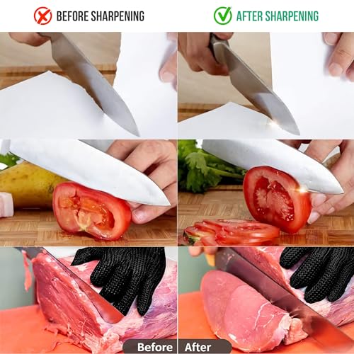 Japanese Whetstone Knife Sharpener Set - Complete Kit
