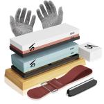 KERYE Professional Japanese Knife Sharpening Stone Set