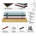 KERYE Professional Japanese Knife Sharpening Stone Set