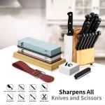 KERYE Professional Japanese Knife Sharpening Stone Set