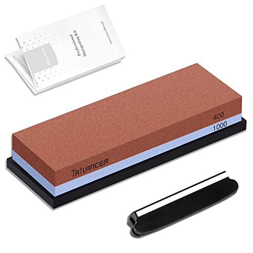 Japanese Whetstone Kit: 400/1000 Grit, 2-Sided Sharpening Stone