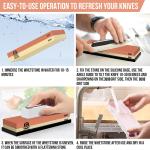 Premium Japanese Whetstone Knife Sharpening Set 400/1000