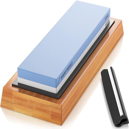 Premium 2 Side Whetstone 1000/6000 for Knife Sharpening
