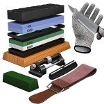 Premium 4-Sided Japanese Whetstone Knife Sharpener Set