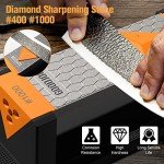 Goodjob 3-Side Diamond Whetstone for Knives