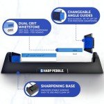 Japanese Whetstone Kit with Angle Guides - 1000/6000 Grit