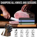 Premium 4-Sided Japanese Whetstone Knife Sharpener Set
