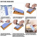 Premium 4-Sided Japanese Whetstone Knife Sharpener Set