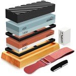 Japanese Whetstone Knife Sharpening Stone Set 4-Sided