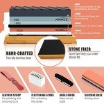 Japanese Whetstone Knife Sharpening Stone Set 4-Sided