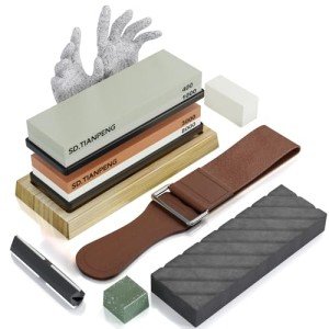Dual Grit Japanese Whetstone Sharpening Set