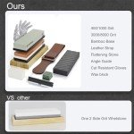 Dual Grit Japanese Whetstone Sharpening Set