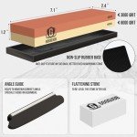 Japanese Whetstone Knife Sharpening Stone Set