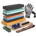 IMAYCC Japanese Whetstone Sharpening Set 400/1000 & 3000/8000