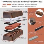 SHAN ZU Japanese Whetstone Sharpening Kit