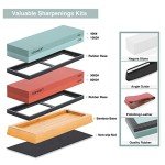 KEENBEST Premium Dual-Side Whetstone Sharpening Set
