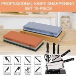 Japanese Whetstone Knife Sharpening Kit Dual Grit