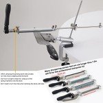 Pro Kitchen Knife Sharpener with 4 Whetstones