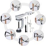 Pro Kitchen Knife Sharpener with 4 Whetstones
