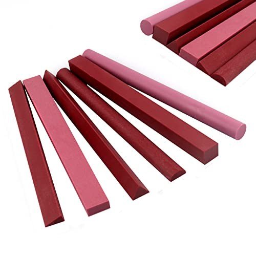 6-Piece Ruby Whetstone Sharpening Stone Set