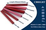 6-Piece Ruby Whetstone Sharpening Stone Set