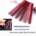 6-Piece Ruby Whetstone Sharpening Stone Set