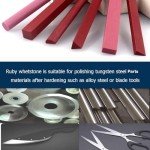 6-Piece Ruby Whetstone Sharpening Stone Set