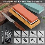 9-Piece Japanese Whetstone Knife Sharpening Set