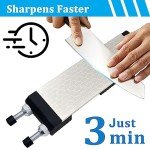 Adjustable Diamond Whetstone Sharpening Stone Set