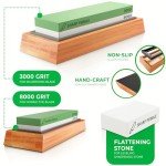 Japanese Whetstone 3000/8000 Sharpening Stone Set