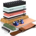 Japanese Whetstone Sharpening Stone Set, 4 Sides