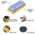 Japanese Whetstone Sharpening Stone Set - 1000/6000 Grit