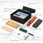 Japanese Whetstone Sharpening Stone Set – 400/1000, 3000/8000