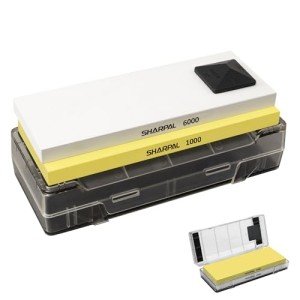 Japanese Whetstone Sharpening Stone with Storage Base