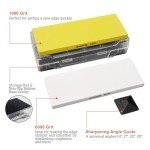 Japanese Whetstone Sharpening Stone with Storage Base