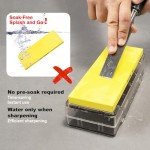 Japanese Whetstone Sharpening Stone with Storage Base