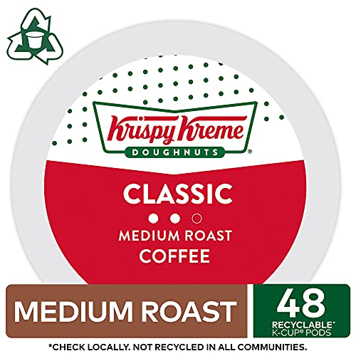 Krispy Kreme Classic Keurig K-Cup Pods, Medium Roast (48 Pack)