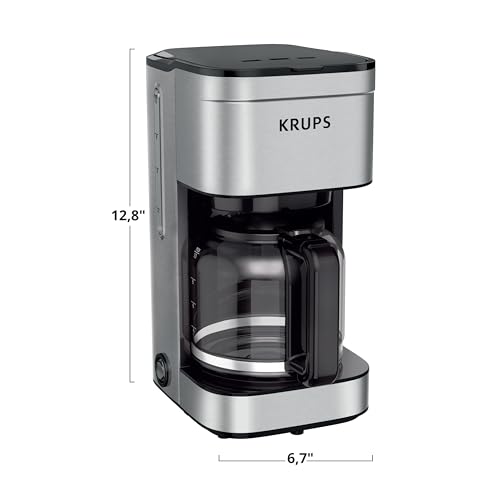 Krups Simply Brew Stainless Steel Coffee Maker 10 Cup