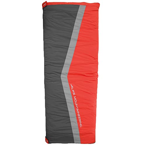 ALPS Cinch +20 Sleeping Bag: Flame Red/Coal