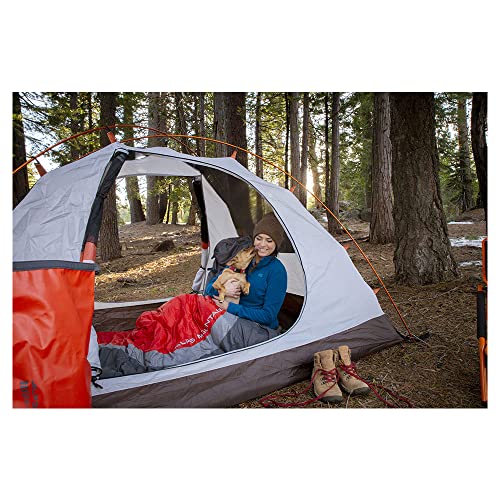 ALPS Cinch +20 Sleeping Bag: Flame Red/Coal