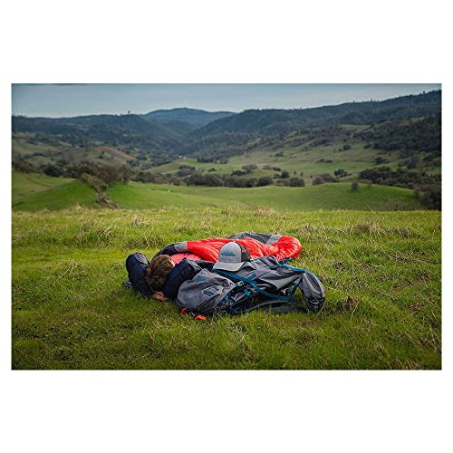 ALPS Cinch +20 Sleeping Bag: Flame Red/Coal