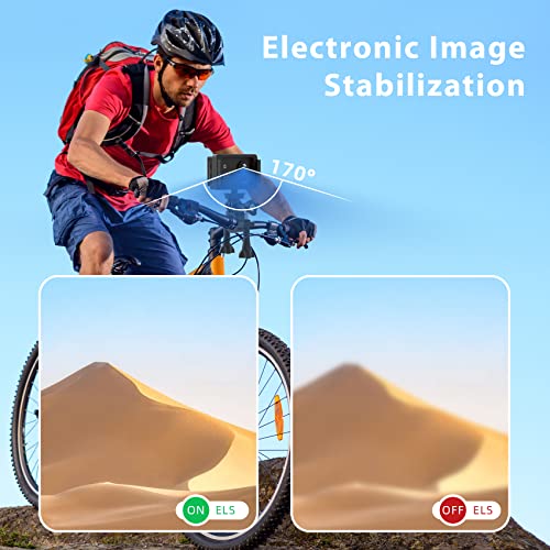 4K Action Camera, Underwater Sports Cam, Wide Angle