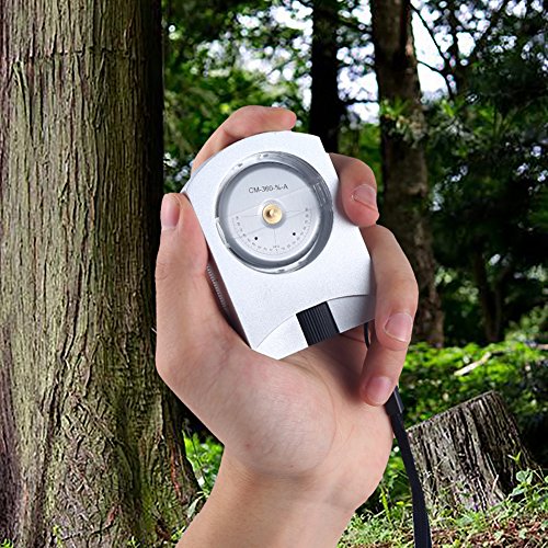 Ueasy Aluminum Compact Handheld Clinometer for Hiking