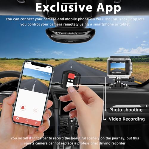 4K Action Camera, Underwater Sports Cam, Wide Angle