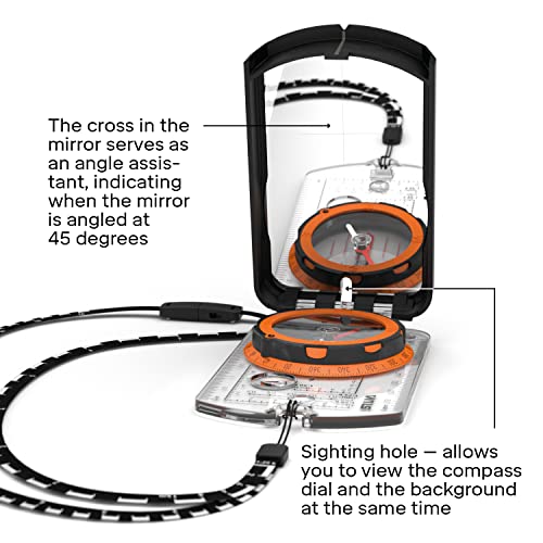 Silva Expedition S Compass | Night Illuminated | Ideal for Hiking & Hunting
