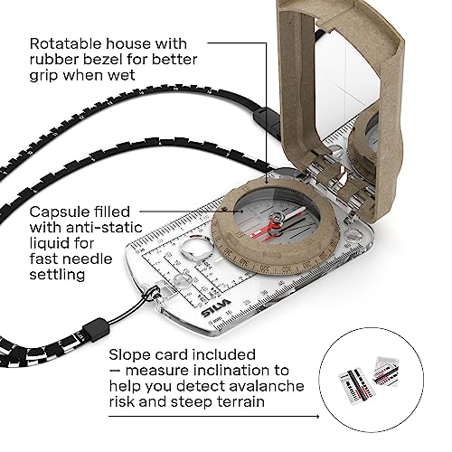 Silva Terra Expedition S Compass: Military Grade, Waterproof