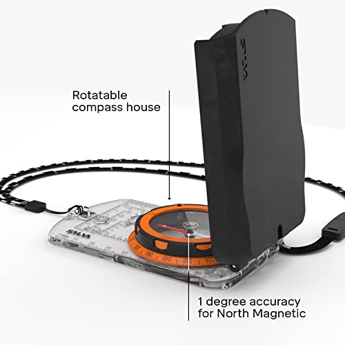 Silva Expedition S Compass | Night Illuminated | Ideal for Hiking & Hunting